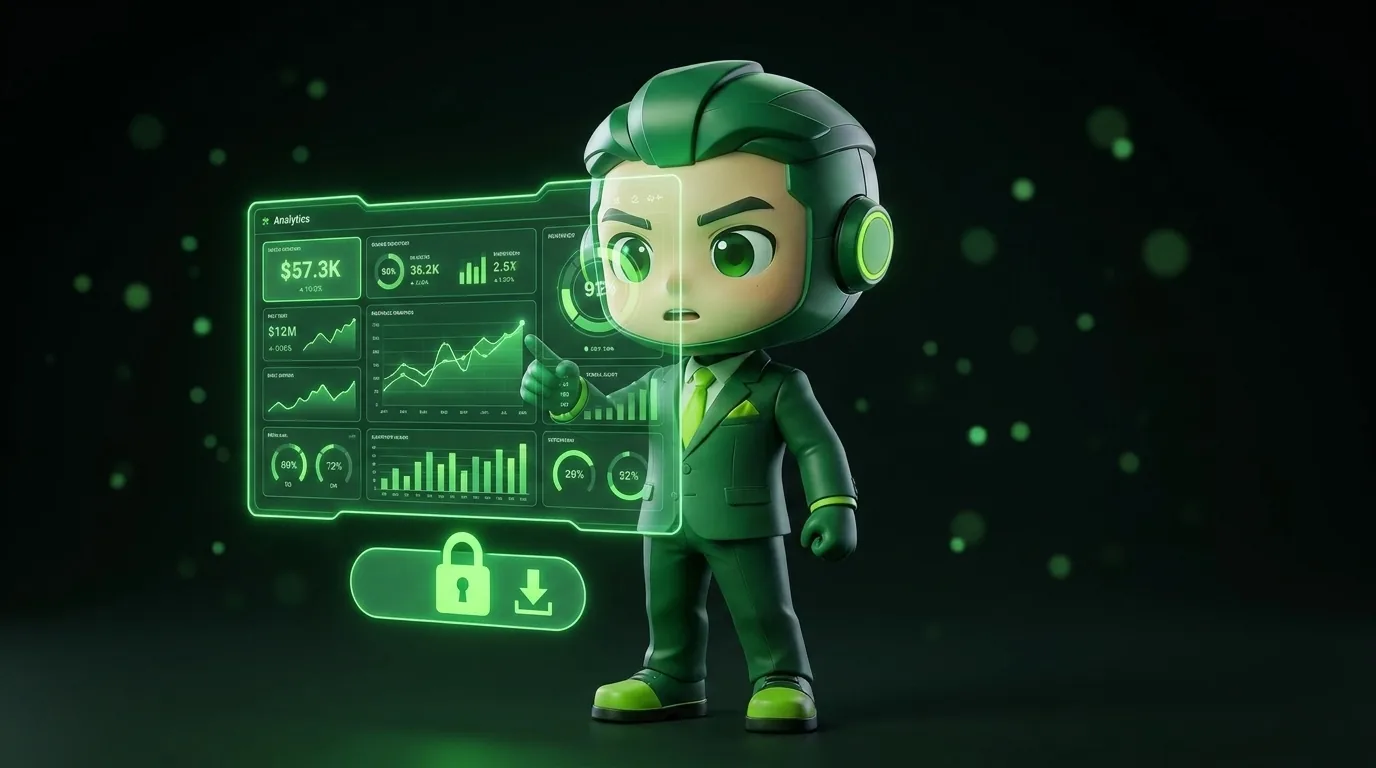 Fewpips mascot pointing at a dashboard with a locked withdrawal button